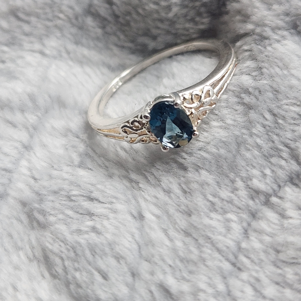 London Blue Topaz Ring